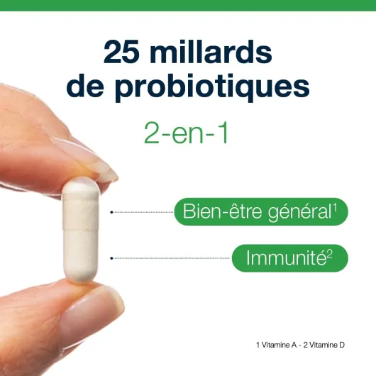 UltraFlora Confort, Probiotiques, Flore, Vit - D & A 60 Gélules 1 unité (Lot de 60)
