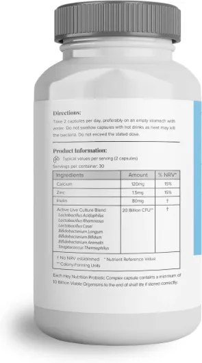 Complément alimentaire Complexe de probiotique de Theonia - 7 souches puissantes avec 20 milliards d’UFC par dose journalière - système immunitaire, la digestion et la santé de la peau - 360 gélules 360 unité (Lot de 1)