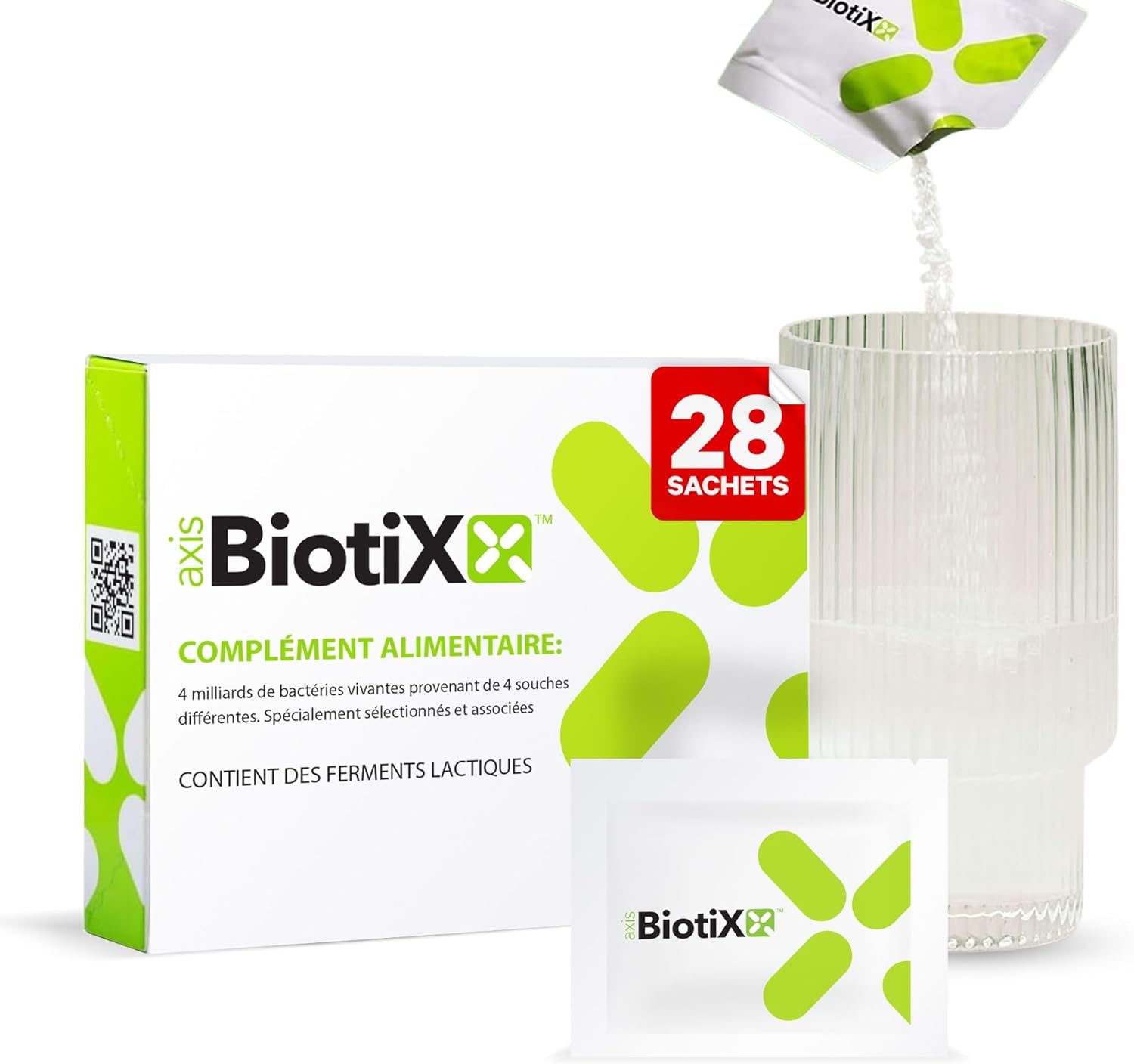 AxisBiotix-Ps Complément Alimentaire Probiotique Multi-Souche Puissant et Naturel - Soulage les Symptômes du Psoriasis - Réduit Rougeurs, Démangeaisons et Sécheresse de la Peau - Pour Adulte