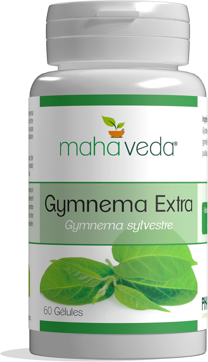 Phyto Sud Gymnema Extra - Extrait de Gymnema Sylvestre à 75% Acides Gymnemiques - Complément Alimentaire Pour Une Glycemie Normale - 60 Gymnema Sylvestre Gelules - 30 jours - Fabrication Française