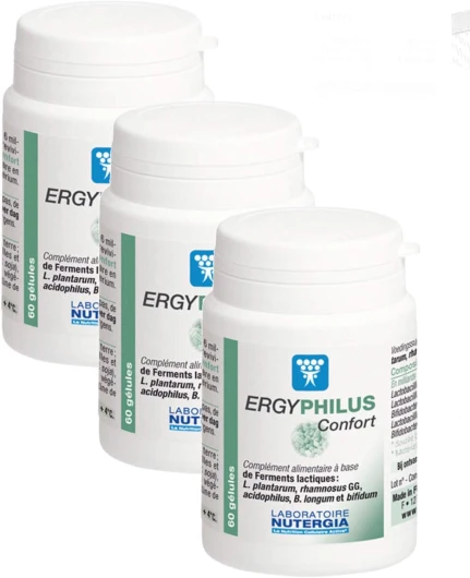 Nutergia - Ergyphilus Confort - Lot de 3 x 60 Gélules