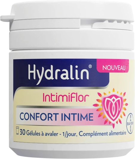 IntimiFlor - Complément alimentaire - Un programme de 30 jours pour le confort intime féminin - 30 comprimés - Fabriqué en France