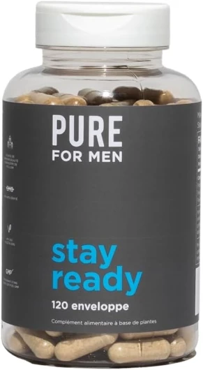 Supplément de fibres Original Cleanliness Stay Ready 120 capsules végétaliennes aide à promouvoir la régularité digestive Cosse de psyllium graines de chia fibres d'avoine