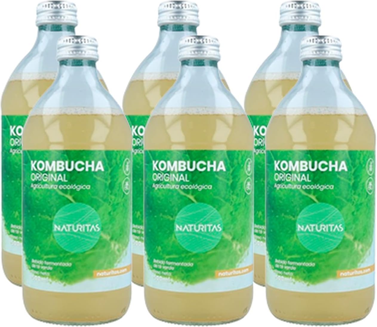 Kombucha Pack Thé Vert Original Bio 6 unités de 500ml