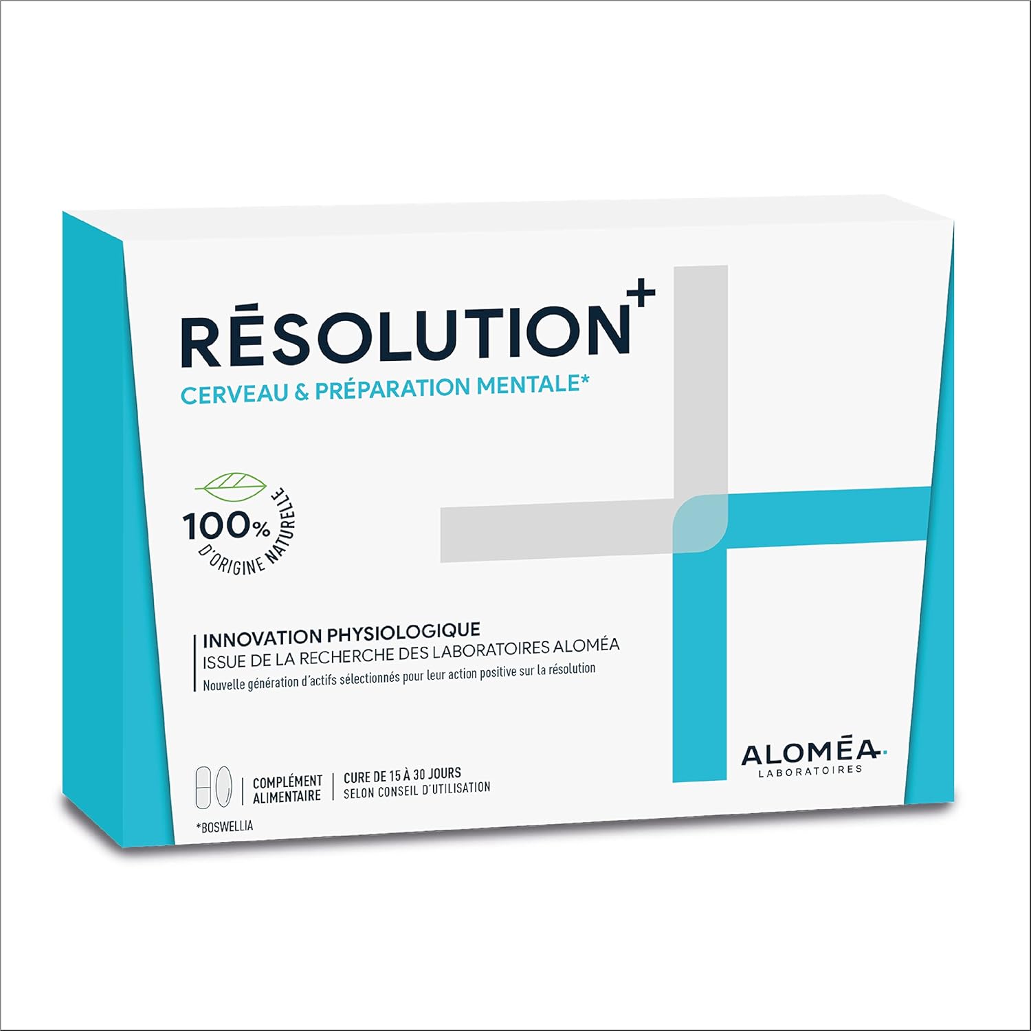 Oméga 3 + Ginkgo Biloba + Safran - Booste la Mémoire et la Concentration - Idéal Examen, Période professionnelle - Produit 2 en 1-100% Naturel - Fabriqué en France - 1 mois - LABORATOIRES ALOMÉA