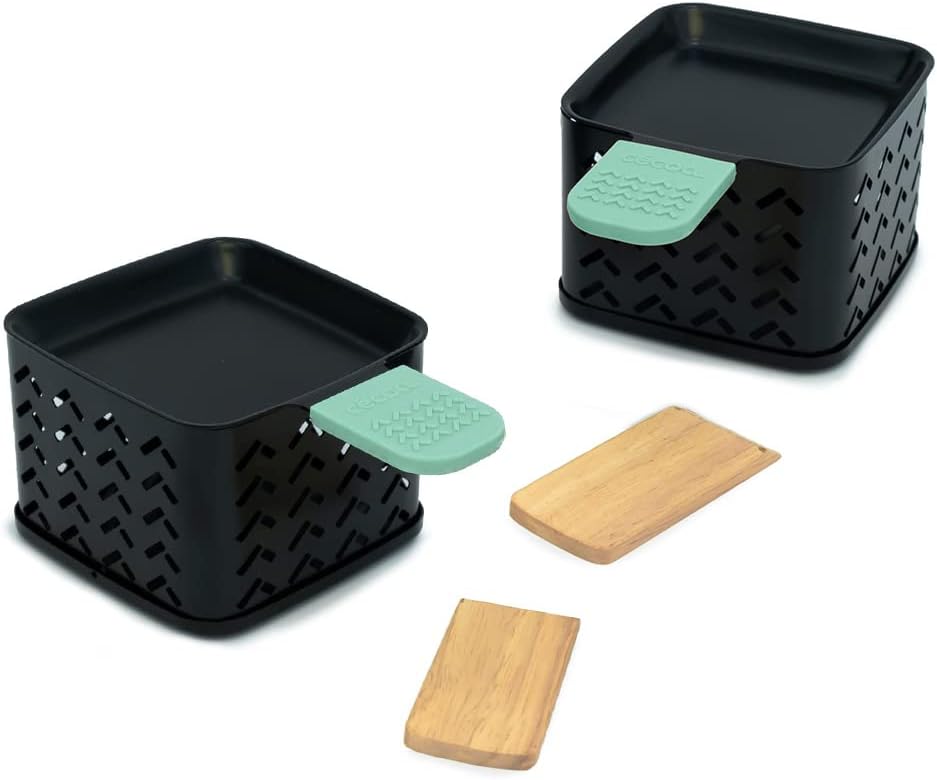 Lot de 2 Raclettes à la Bougie - Cheese’Up - Fromage Fondu en 2 Minutes - Sans Électricité - Format Compact - Raclette Originale - Facile à Ranger - couleur aléatoire