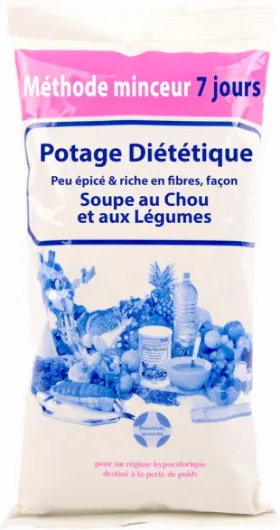 Recharge 28 Soupes au Chou, Maté Vert - Perte de Poids - Brûler-Eliminer les Excès - Riche en Protéine, Fibres, Sans Graisse - (1x300g) Cure Éclair Méthode Minceur 7 Jours - Naturel - Efficace - Annedelona
