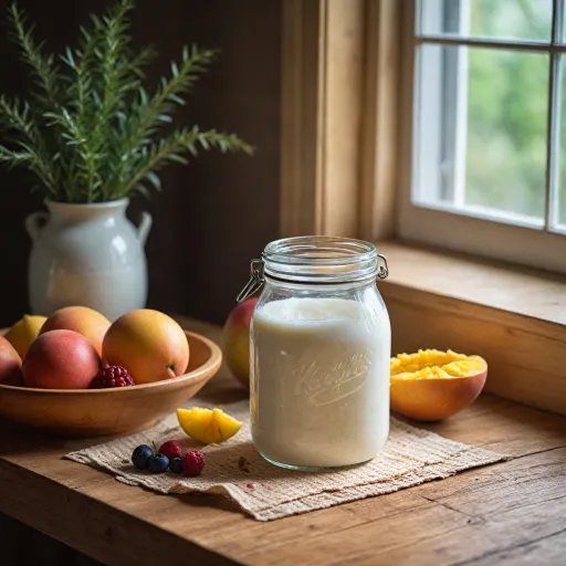 Comment préparer facilement une recette de kéfir aux fruits chez soi