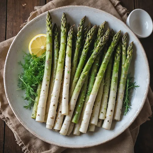 Cuisson des asperges blanches : guide pratique, saveurs et microbiote