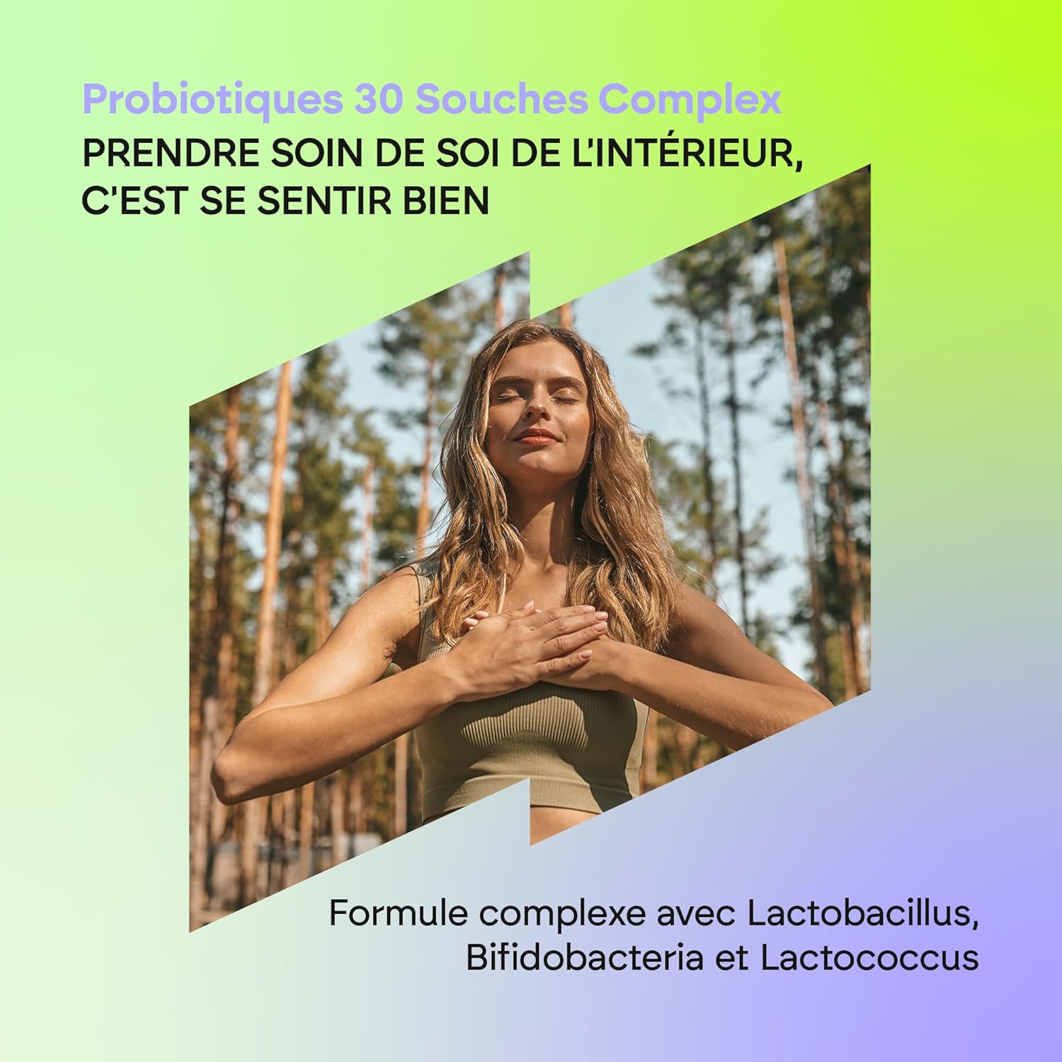Probiotiques et Prébiotiques Intestinaux - 30 Souches - 264 Milliards d’UFC par Dose - Biprotics 30 Souches Complex 60 Capsules Nutralie