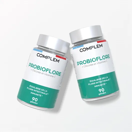 Probioflore – Probiotiques Multi-Souches – Flore Intestinale & Microbiote – 90 Gélules Gastro-Résistantes – Complément Alimentaire Probiotique – Vegan