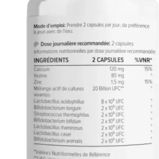 Test Theonia Complexe de Probiotique : un gros pot de gélules qui fait (en partie) le job