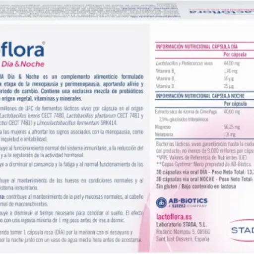 Test Lactoflora Ménopause jour et nuit : un combo probiotique/mélatonine qui fait (globalement) le job