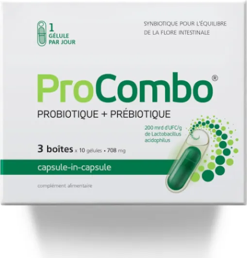 Prоbiotique & Prébiotique pour la santé intestinale 200 milliards d'UFC (30 Prises) Paquet de 3