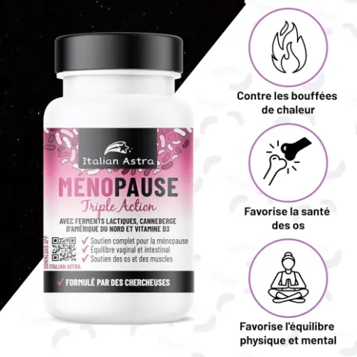 Test Italian Astra Ménopause & Pré-Ménopause : un probiotique qui aide un peu, mais pas pour tout le monde