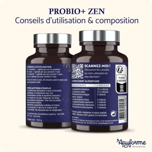 Test Probio+ ZEN Apyforme : le probiotique anti-stress qui aide… mais ne fait pas de miracles