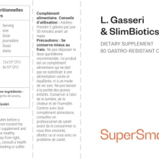 Test L. Gasseri & SlimBiotics Supersmart : des probiotiques pour maigrir, gadget ou vrai coup de pouce ?
