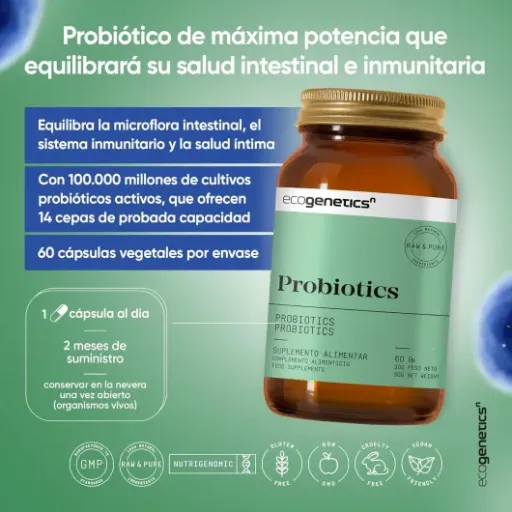 Test Ecogenetics Probiotics : des probiotiques costauds sur le papier, à manier avec un peu de recul
