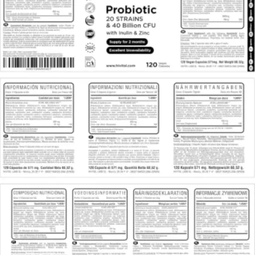 Test Probiotique HIVITAL 20 souches 40 milliards : un bon mix probiotique/prébiotique sans fioritures