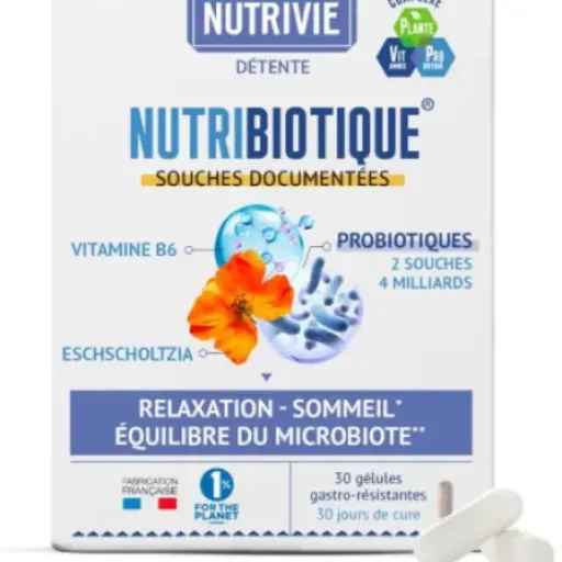 Test Nutrivie Probiotiques Stress & Sommeil : un petit coup de pouce pour calmer le cerveau avant de dormir