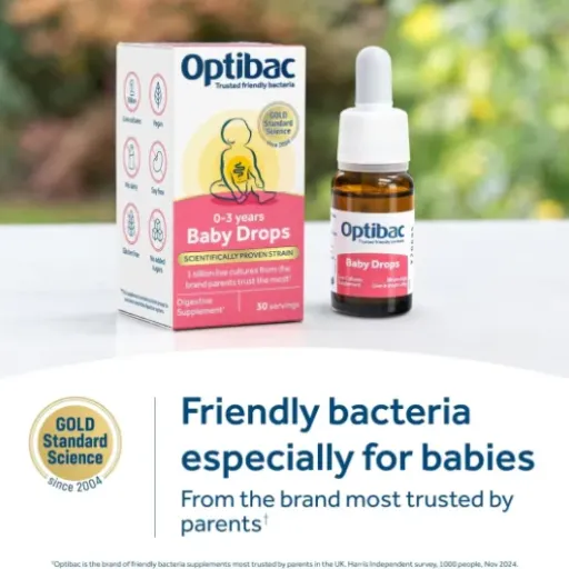 Test OptiBac Pour Votre Bébé : des gouttes probiotiques pratiques, mais pas magiques