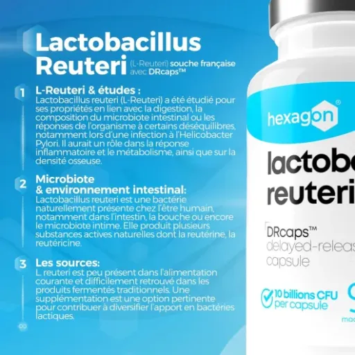 Test Lactobacillus Reuteri Hexagon : un probiotique simple, bien dosé, qui fait le job