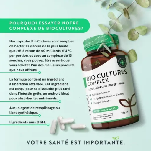 Test Nutravita Bio-Cultures Complex : un probiotique costaud sur le papier, plus nuancé dans la vraie vie